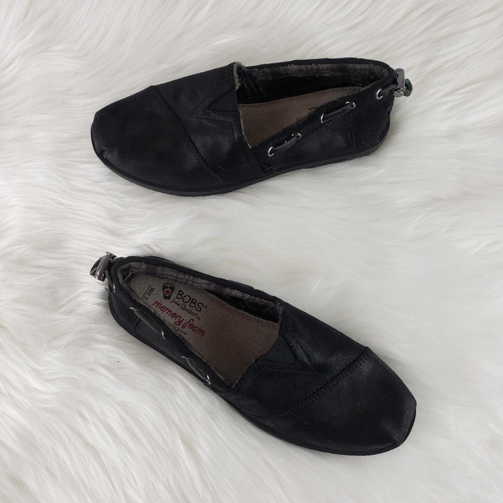 Bobs by Skechers Chill Luxe Leather Slip-on  6½ - Picture 3 of 15